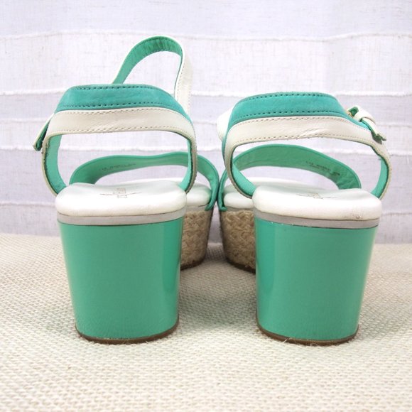 Cole Haan Arden Platform Espadrille Platform Sandal in Green Thumb - 6.5 - Picture 4 of 14